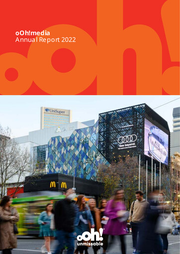 Thumbnail oOh!media Limited Annual Report 2022