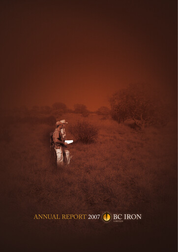 Thumbnail BCI Minerals Limited Annual Report 2007