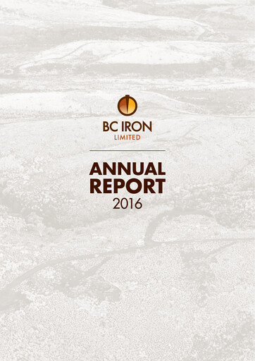 Thumbnail BCI Minerals Limited Annual Report 2016