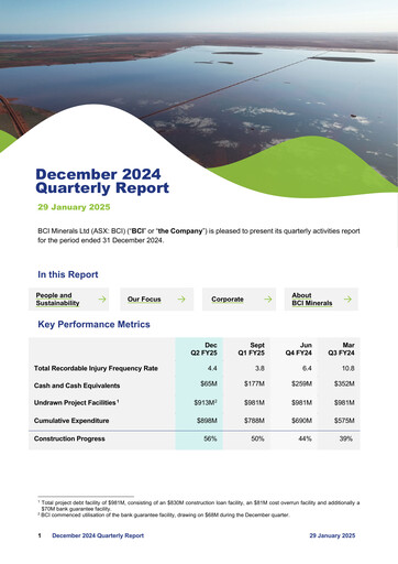Thumbnail BCI Minerals Limited Quarterly Report 2025-q2