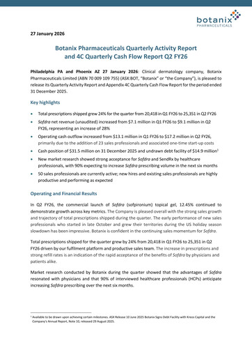 Thumbnail Botanix Pharmaceuticals Quarterly Report 2026-q2
