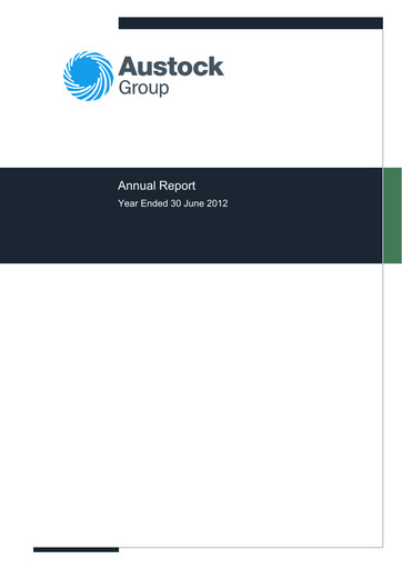 Thumbnail Generation Development Group Annual Report 2012