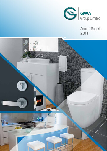 Thumbnail GWA Group Limited Annual Report 2011