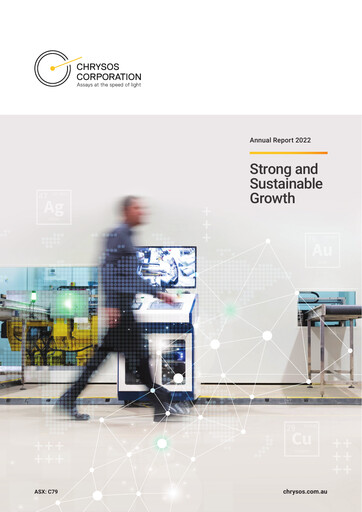 Thumbnail Chrysos Corporation Limited Annual Report 2022