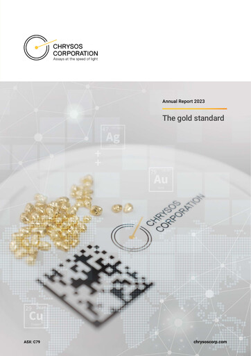 Thumbnail Chrysos Corporation Limited Annual Report 2023
