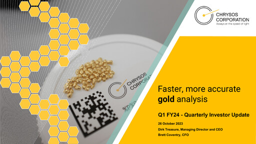 Vorschaubild Chrysos Corporation Limited Quartalsbericht 2024-q1