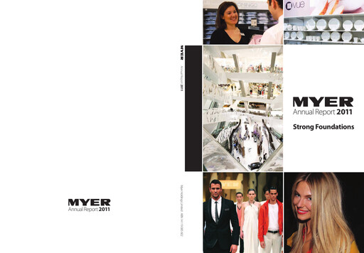 Thumbnail Myer Holdings Annual Report 2011
