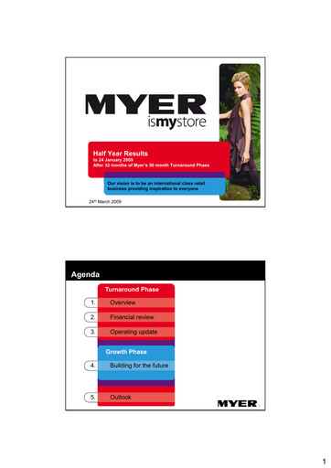 Thumbnail Myer Holdings Half-year Report 2009-h1