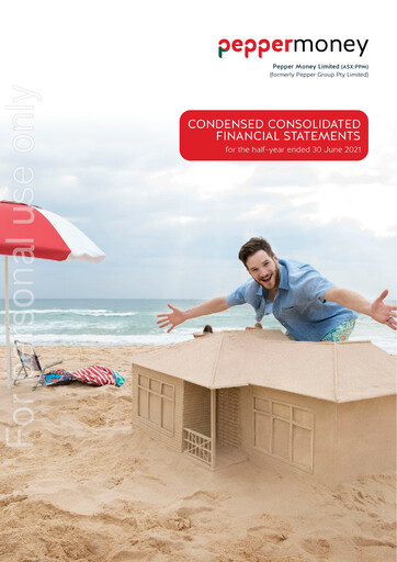 Miniature Pepper Money Limited Rapport financier 2021-h1