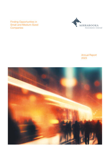 Thumbnail Mirrabooka Investments Limited Annual Report 2023