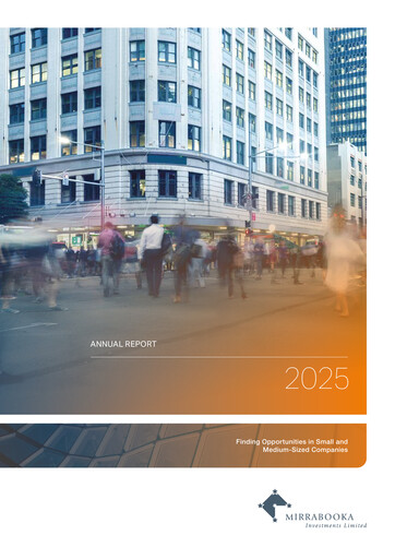 Thumbnail Mirrabooka Investments Limited Annual Report 2025