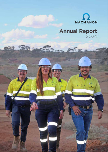 Thumbnail Macmahon Holdings Annual Report 2024