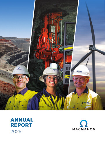 Thumbnail Macmahon Holdings Annual Report 2025