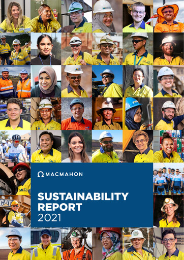 Thumbnail Macmahon Holdings Sustainability Report 2021
