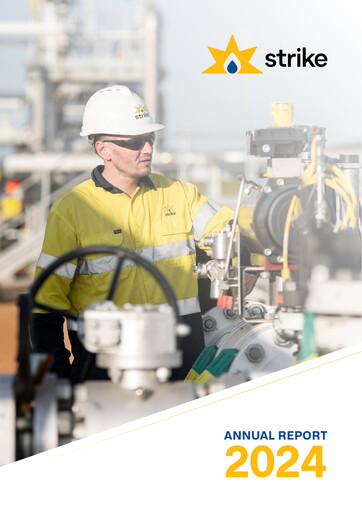 Thumbnail Strike Energy Annual Report 2024