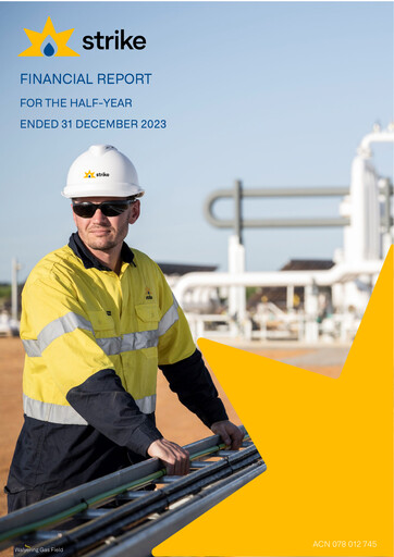 Miniature Strike Energy Rapport semestriel 2024-h1
