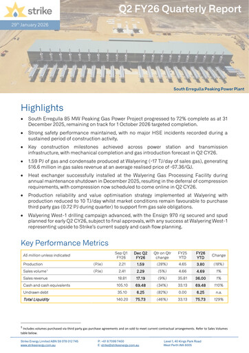 Thumbnail Strike Energy Quarterly Report 2026-q2