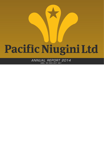 Thumbnail Pantoro Limited Annual Report 2014