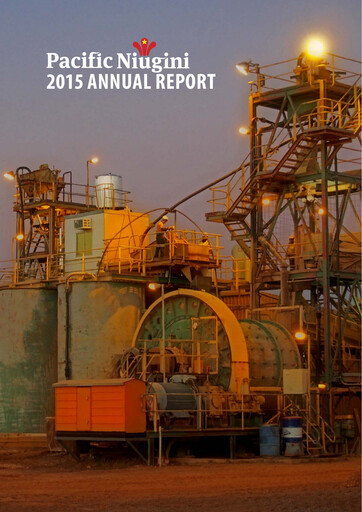 Thumbnail Pantoro Limited Annual Report 2015