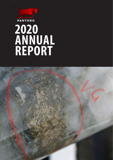 Thumbnail Pantoro Limited Annual Report 2020