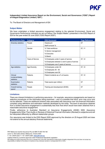 Thumbnail Integral Diagnostics Limited ESG Report 2020