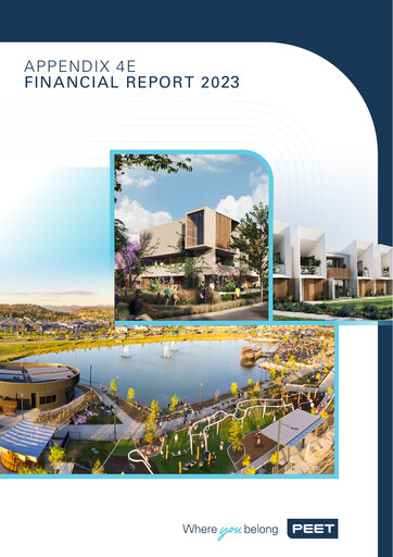Thumbnail Peet Limited Financial Report 2023