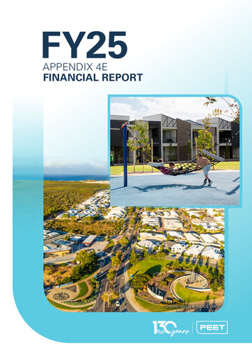 Thumbnail Peet Limited Financial Report 2025