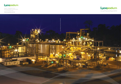 Thumbnail Lycopodium Financial Report 2014