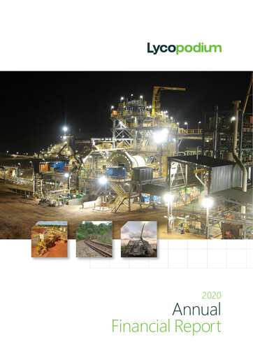Thumbnail Lycopodium Financial Report 2020