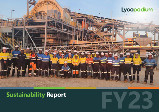 Miniature Lycopodium Rapport de durabilité 2023