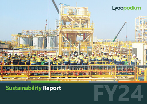 Miniature Lycopodium Rapport de durabilité 2024