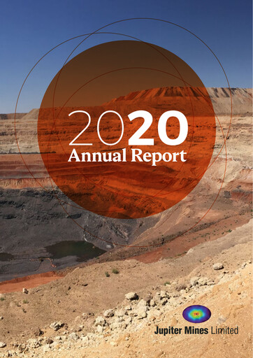 Thumbnail Jupiter Mines Limited Annual Report 2020