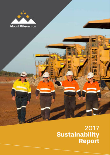 Thumbnail Mount Gibson Iron Sustainability Report 2017