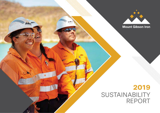 Thumbnail Mount Gibson Iron Sustainability Report 2019