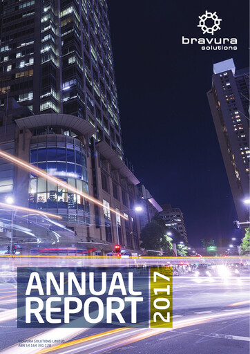 Thumbnail Bravura Solutions Annual Report 2017