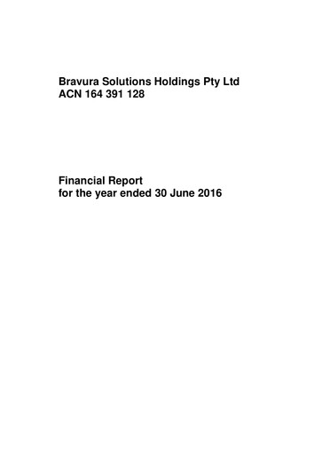 Miniature Bravura Solutions Bilan financier 2016