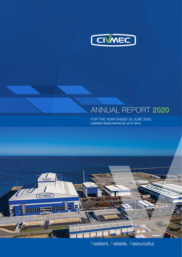 Thumbnail Civmec Limited Annual Report 2020