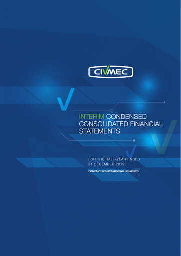 Thumbnail Civmec Limited Financial Report 2020-h1