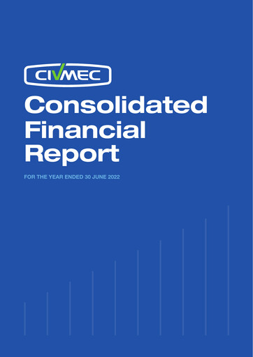 Thumbnail Civmec Limited Financial Report 2022