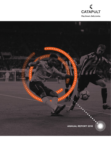 Thumbnail Catapult Group International Annual Report 2018