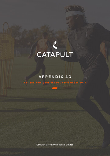 Thumbnail Catapult Group International Financial Report 2020-h1