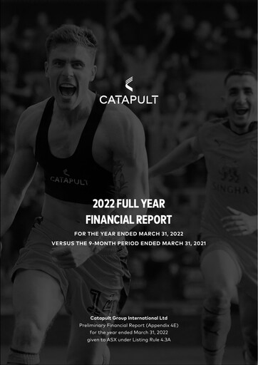 Thumbnail Catapult Group International Financial Report 2022