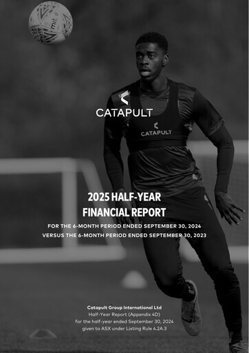 Thumbnail Catapult Group International Financial Report 2025-h1
