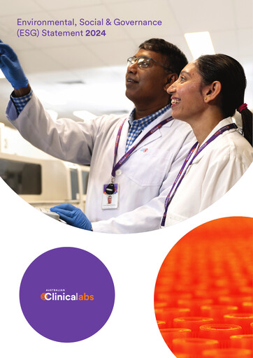 Thumbnail Australian Clinical Labs ESG Report 2024