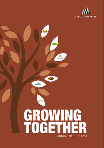 Vorschaubild Select Harvests Limited Jahresbericht 2016