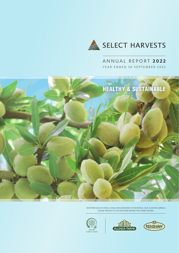 Vorschaubild Select Harvests Limited Jahresbericht 2022