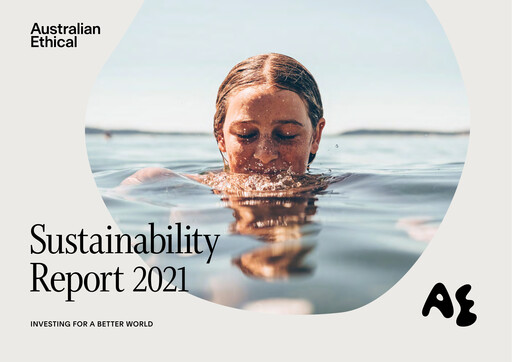 Vorschaubild Australian Ethical Investment Limited Nachhaltigkeitsbericht 2021