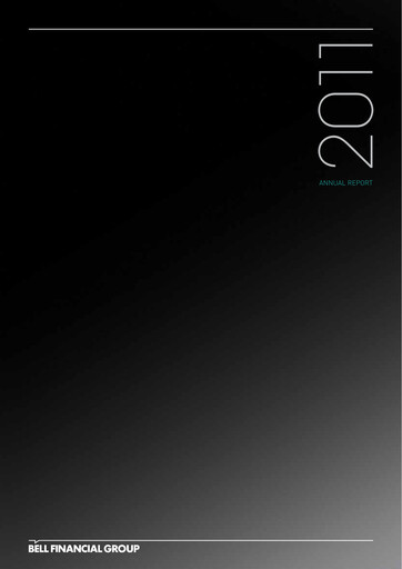 Thumbnail Bell Financial Group Annual Report 2011