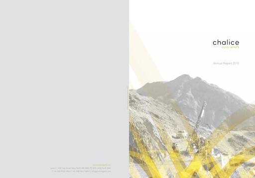 Thumbnail Chalice Mining Annual Report 2010