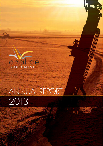 Thumbnail Chalice Mining Annual Report 2013